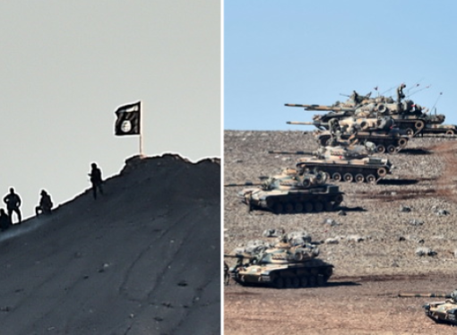 Turkey calls for ground invasion of Kobane to stop Isil