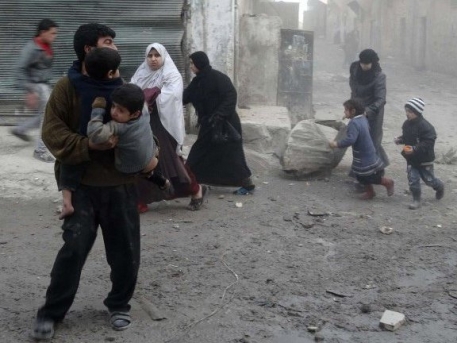 12 victime, între care nouă copii, într-un raid aerian în Siria