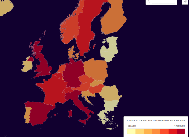 Schimbarile majore pe care le va suferi populatia UE din cauza migratiei. Cum va arata Uniunea pana in 2080