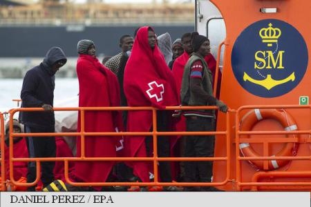 Spania: 92 de migranți au fost salvați în Marea Mediterană