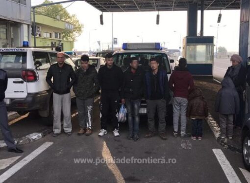 Noi grupuri de migranti ilegali, printre care multi minori prinse la cateva sute de metride granita de vest