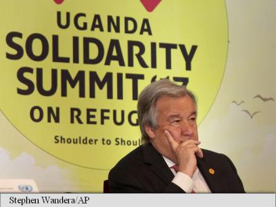 Antonio Guterres lansează un apel la ‘solidaritate’ față de Uganda