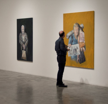 Un artist sirian i-a pictat pe liderii lumii în postură de refugiați