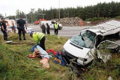 Nouă migranţi ilegali şi-au pierdut viaţa într-un accident rutier în Bulgaria