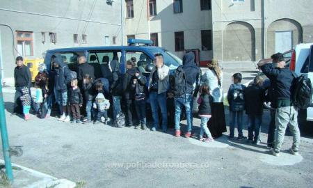 Bihor: 25 de cetățeni irakieni opriți la frontieră din drumul ilegal spre Spațiul Schengen