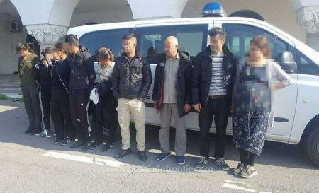 Nouă migranți din Irak și Maroc, călăuziți de un bulgar, întorși de la frontieră