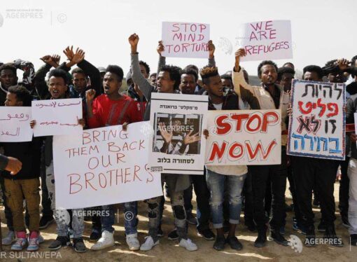 Israel: Manifestaţie a migranţilor africani împotriva încarcerării clandestinilor