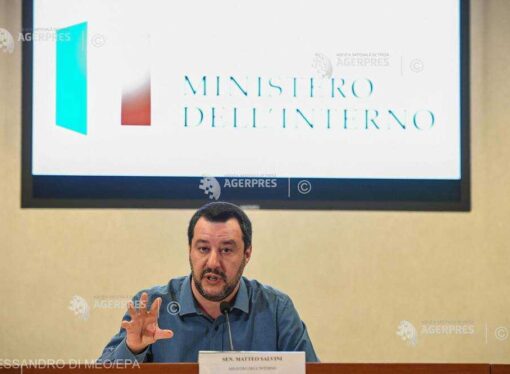 Justiţia italiană cere inculparea vicepremierului Salvini pentru respingerea debarcării unui grup de migranţi