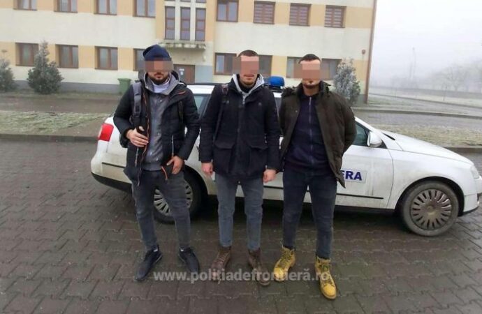 Migranți din Kosovo, prinși de poliția de frontieră, în Timiș, după ce au intrat ilegal în țară