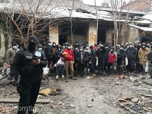 Timiş: Peste 50 de migranţi au deteriorat o clădire în care se adăposteau ilegal, în zona Gării de Nord