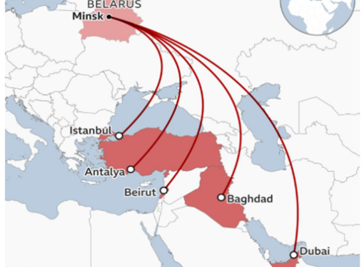 Cui îi va exploda în față criza migranților de la granițele Belarusului?