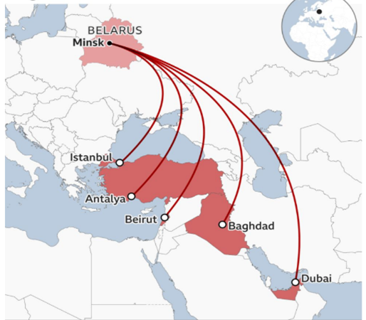 Cui îi va exploda în față criza migranților de la granițele Belarusului?