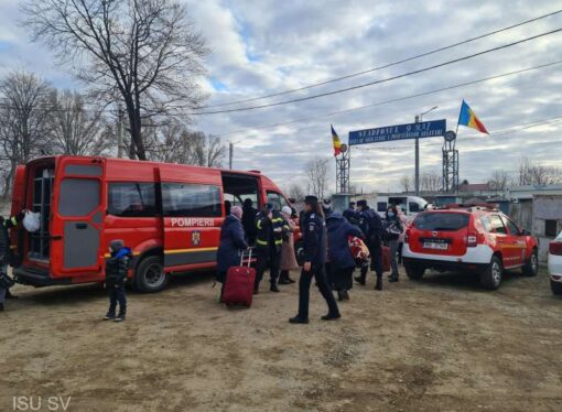 Suceava: Tabăra mobilă de la Siret a început să primească refugiaţi din Ucraina