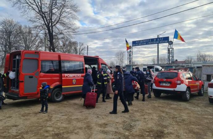 Suceava: Tabăra mobilă de la Siret a început să primească refugiaţi din Ucraina