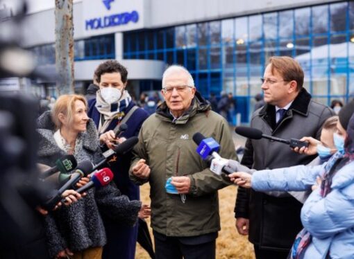 Șeful diplomației UE, la Iași: Criza migranţilor din Ucraina, mai mare decât cea a migranţilor din Siria