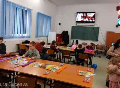 Suceava: Loc de joacă pentru copiii refugiaţi din Ucraina la Liceul Tehnologic din Siret