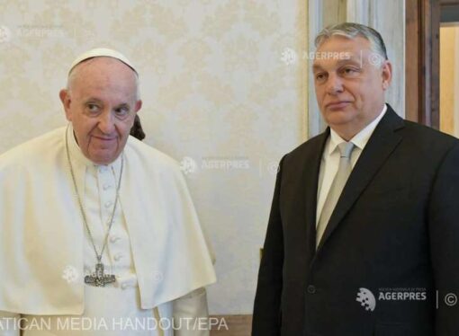 Papa Francisc îi mulţumeşte lui Viktor Orban pentru primirea refugiaţilor ucraineni în Ungaria