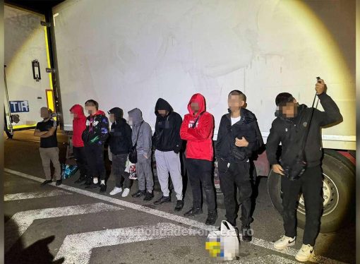 12 migranți ilegali, depistați în tentativă de trecere frauduloasă a frontierei