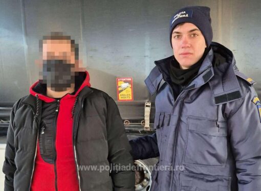 PTF Giurgiu: Cetățean sirian depistat ascuns într-un sac