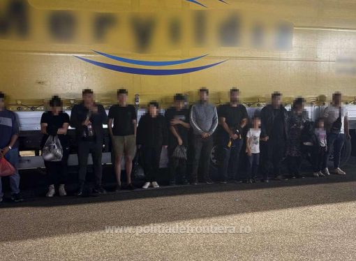 Calafat: Treisprezece migranți ilegali depistați de polițiștii de frontieră români
