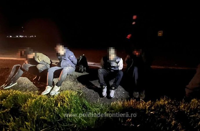 Constanța: Cinci persoane depistate de polițiștii de frontieră, după ce au încercat să intre ilegal în România